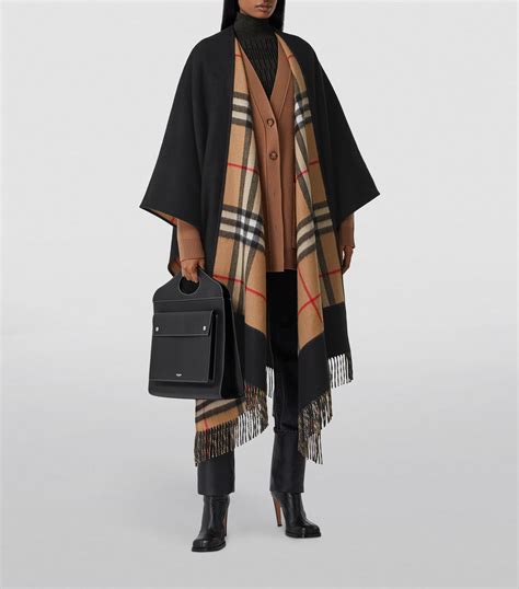 nep burberry jas|Burberry cashmere cape jacket.